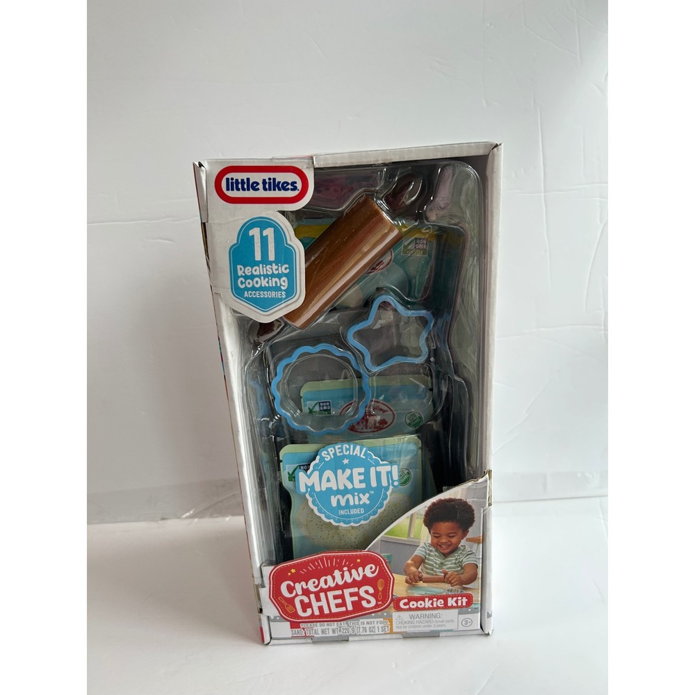 Little Tikes Creative Chefs Cookie Kit Kids Pretend‎ Play Baking Set 11pc New